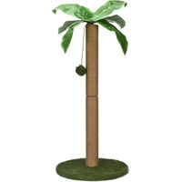 Produktbild von HQ Pfotenolymp Katzenkratzbaum mit Sisal-Kratzmatte für kleine bis mittelgroße Katzen und Kitten