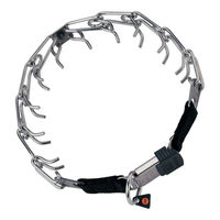 Produktbild von Hs Sprenger Erziehungshalsband aus Metall silberfarben 60 cm