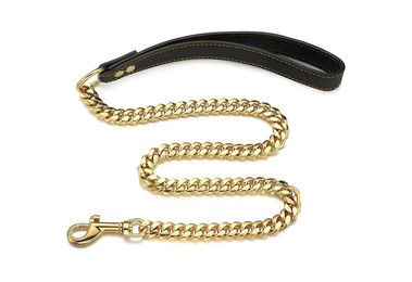 HS.SUPPLY Hundehalsband und Führleine Set aus Edelstahl für erwachsene Hunde – Bild 1 von 2