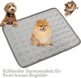 HS.SUPPLY Hundematte aus Plüsch in Grau XXL für Hunde und Katzen – Bild 1 von 2
