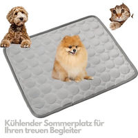 Produktbild von HS.SUPPLY Hundematte aus Plüsch in Grau XXL für Hunde und Katzen