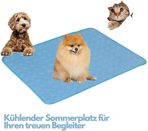 HS.SUPPLY Hundematte für Hunde und Katzen blau aus Plüsch XXL – Bild 1 von 2