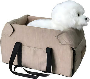 HS.SUPPLY Hundetasche Tiertransporttasche aus wasserfestem Oxford-Gewebe mit Anti-Rutsch-Boden und abnehmbarem Innenkissen für kleine Hunde – Bild 1 von 3