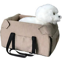 Produktbild von HS.SUPPLY Hundetasche Tiertransporttasche aus wasserfestem Oxford-Gewebe mit Anti-Rutsch-Boden und abnehmbarem Innenkissen für kleine Hunde
