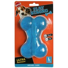 HSZ Playstrong Kauknochen für Hunde aus Kunststoff Blau 14cm – Bild 1 von 2