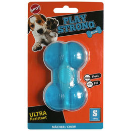 Produktbild von HSZ PlayStrong Kauknochen Kauspielzeug für Hunde Blau 9cm - 9 cm