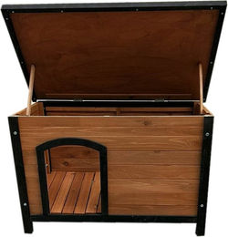 HTI-Line Hundehütte Rocco aus Holz – Bild 1 von 1