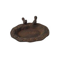Produktbild von HTI-Line Vogeltränke Verena Wasserstelle als Gartenstecker aus Metall in Braun - 0,5 l