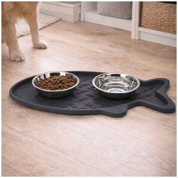 HTI-Living 2er Set Futternapf und Trinknapf aus Edelstahl in Fischform – Bild 1 von 2