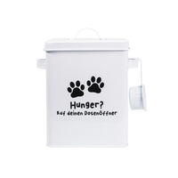 Produktbild von HTI-Living Futtertonne für Trockenfutter im Retro-Design mit Deckel und Dosierlöffel - 6 l