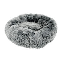 Produktbild von HTI-Living Hundekissen Grau Ø 50 cm Kleintierbett aus Polyester - 50 cm