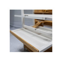 Produktbild von HTI-Living Kleintierkäfig aus Holz mit Ablage für Kaninchen, Meerschweinchen, Hamster und Mäuse