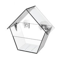 Produktbild von HTI-Living Vogelfutterhaus Nessa Futterspender aus Kunststoff transparent mit Saugnäpfen