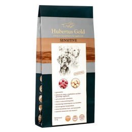 Produktbild von Hubertus Gold Premium Trockenvollkost Sensitive für Senioren Getreidefrei 14kg