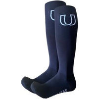 Produktbild von Hufeisenliebe Reitsocken aus Baumwolle Schwarz XS
