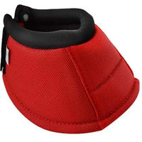 Produktbild von Hufglocken Hispano Hipica Cordura in Schwarz Rot Weiß Blau Größe M