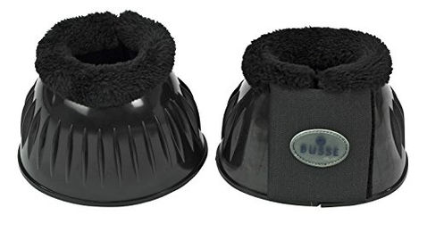 Hufglocken STURDY-PLUSH Gamaschen aus Plüsch in Weiß oder Schwarz Größe M – Bild 1 von 2
