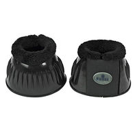 Produktbild von Hufglocken STURDY-PLUSH Gamaschen aus Plüsch in Weiß oder Schwarz Größe XL