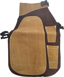 Produktbild von Hufschmiede-Schürze Umbria Equitazione aus Leder in Braun und Orange Unisex