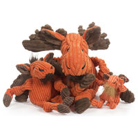 Produktbild von HuggleHounds Hundespielzeug Moose Knottie Plüsch für Welpen Größe XS