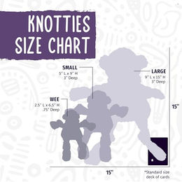 HuggleHounds Hundespielzeug Waschbär aus Plüsch für Welpen Größe L Grau - 1 Stk. – Bild 1 von 2