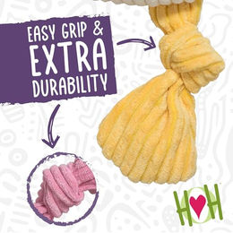 HuggleHounds Knottie Rainbow Unicorn Plüsch Hundespielzeug für Hunde Größe L - 1 Stk. – Bild 1 von 4