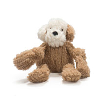 Produktbild von HuggleHounds Lulu the Mutt Knottie Plüschspielzeug für Hunde Welpen Größe S