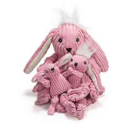 HuggleHounds Plüschspielzeug Bunny Knottie für Hunde in Größe L bunt - 1 Stk. – Bild 1 von 6