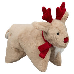 Produktbild von HuggleHounds Plüschspielzeug Marty Snuggles Reindeer für Hunde und Welpen Größe S Beige
