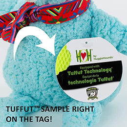 HuggleHounds Valentina Elephant Knottie Plüschspielzeug für Hunde Größe L – Bild 1 von 2