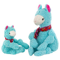Produktbild von HuggleHounds Wild Things Llama Knottie Plüschspielzeug für Hunde Größe L