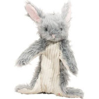 Produktbild von HuggleHounds X-Brace Birch Bunny Interaktives Hundespielzeug aus Plüsch mit Quietschfunktion und Knistergeräusch für Welpen und Hunde aller Größen