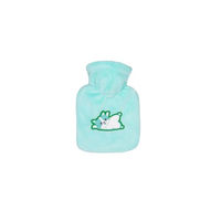 Produktbild von Hugo Frosch Mini-Wärmflasche für Katzen mit Veloursbezug Mint 0,2 l