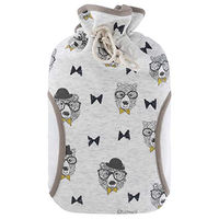 Produktbild von Hugo Frosch Öko-Wärmflasche für Hunde mit Sweatbezug Muff Beige 2,0 l