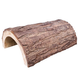 Hugro Batavia Tunnel aus Holz für Kaninchen und Meerschweinchen 35 cm Braun – Bild 1 von 3