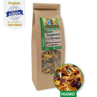 Produktbild von Hugro Bird Care Blütenknospenmix 1 Vogelsnack für Papageien Großsittiche und Kakadus ohne tierisches Protein 50 g