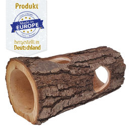 Produktbild von Hugro Nager Tunnel Emstunnel aus Erlenholz für Meerschweinchen und Chinchillas 35 cm