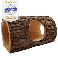 Produktbild von Hugro Nager Tunnel Rennsteigtunnel aus Erlenholz für Meerschweinchen Kaninchen und Chinchilla 35 cm