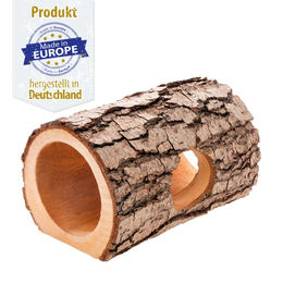 Hugro Nager Tunnel Wallringtunnel aus Erle für Meerschweinchen 23 cm – Bild 1 von 3