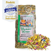 Produktbild von Hugro Nagertraum Blumenwiese getrocknete Kräuter für Kaninchen 450 g