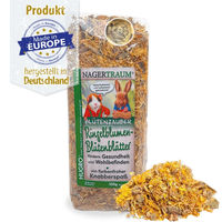 Produktbild von Hugro Nagertraum Ringelblumenblüten getrocknete Kräuter für Kaninchen Hamster Degu und Meerschweinchen 500 g