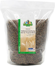Produktbild von Hugro Premium Volierenmischung Hauptfutter für Papageien und Vögel 4 kg - 4 kg