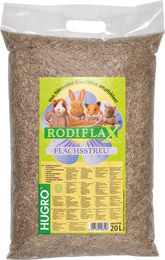 Produktbild von Hugro RODIFLAX Flachsstreu Leinenstreu für Nagetiere 20 l - 20 l