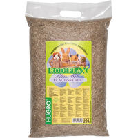 Produktbild von Hugro RODIFLAX Flachsstreu Leinenstreu für Nagetiere 20 l - 20 l