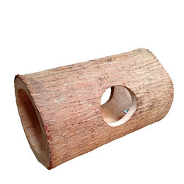Hugro Suharto Nager Tunnel aus Holz für Kaninchen und Meerschweinchen Mahagoni 33 cm – Bild 1 von 6