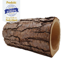 Hugro Wesertunnel Nager Tunnel aus Erlenholz für Meerschweinchen Kaninchen und Chinchilla 35 cm – Bild 1 von 6