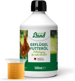 HÜHNER Land Geflügel Futteröl für Hühner und Wachteln 500ml – Bild 1 von 3
