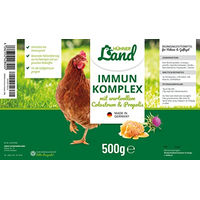 Produktbild von HÜHNER Land Immun Komplex 500g Pulver zur Immunstärkung für Hühner und Wachteln - 500 g