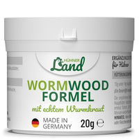 Produktbild von HÜHNER Land Wormwood Formel Ergänzungsfutter für Hühner und Wachteln mit Wurmkraut Pulver 20g - 20 g