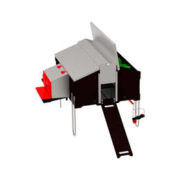 Produktbild von Hühnerbaron Hühnerstall aus Metall für bis zu 10 Hühner 1,2 x 1 m - 1 Stk.